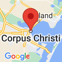 Map of Corpus Christi, TX